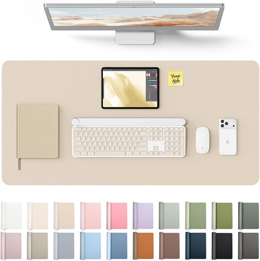 Leather Desk Pad Protector, 31.5 x 15.8