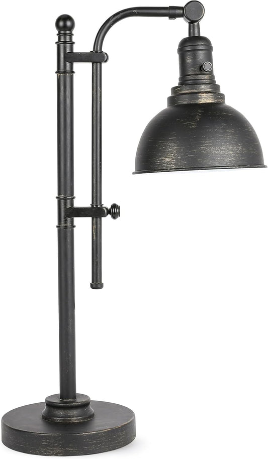 Rustic Desk Lamp Bronze Adjustable