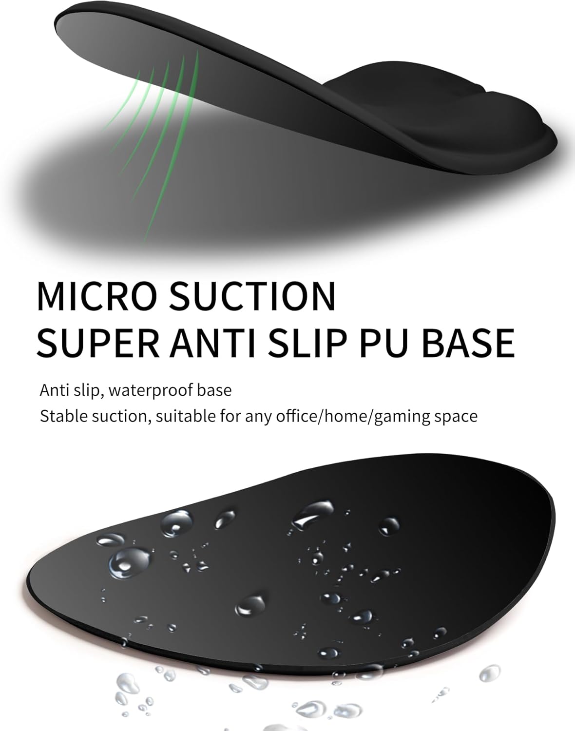 Palm-Rest and Wrist-Hugging Mouse Pad Wrist Rest