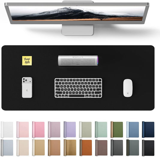 Leather Office Desk Pad Protector, 23.6 x 13.8