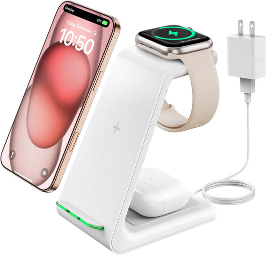 3 in 1 Wireless Charging Station