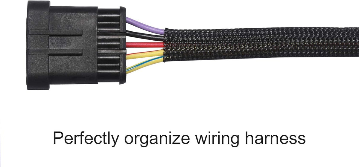 50ft, 1/4 inch & 1/2 inch PET Expandable Braided Sleeving