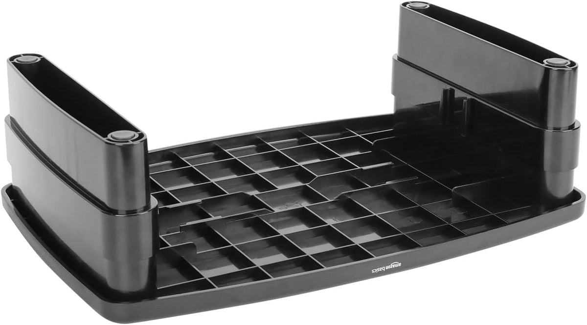 Height Adjustable Monitor Stand Riser with Storage Organizer