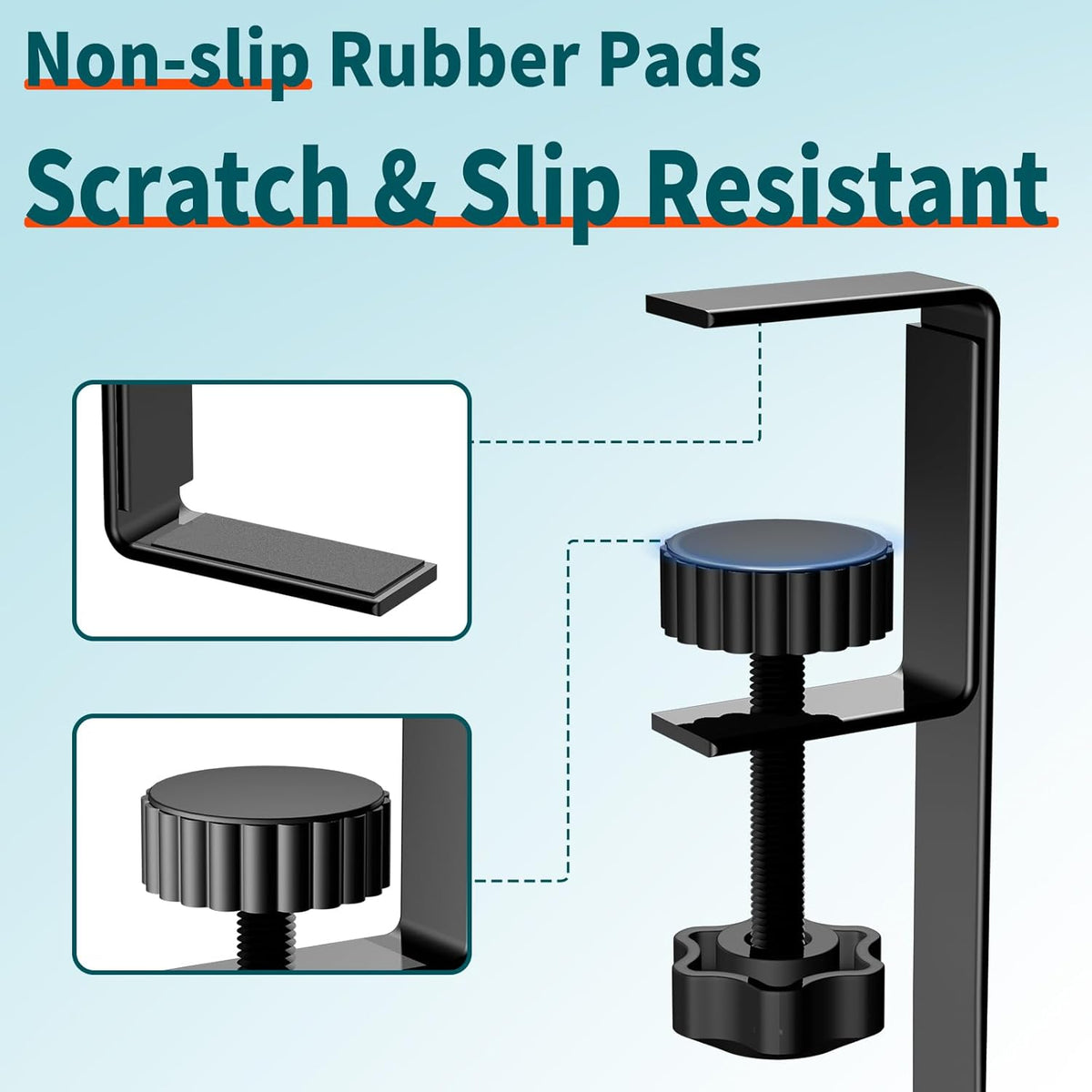 Under Desk Cable Management Tray Black