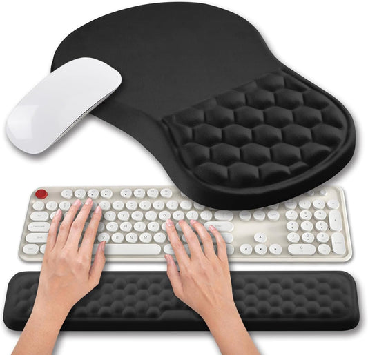 2 in 1 Ergonomic Mouse Pad Wrist Support & Wrist Rest
