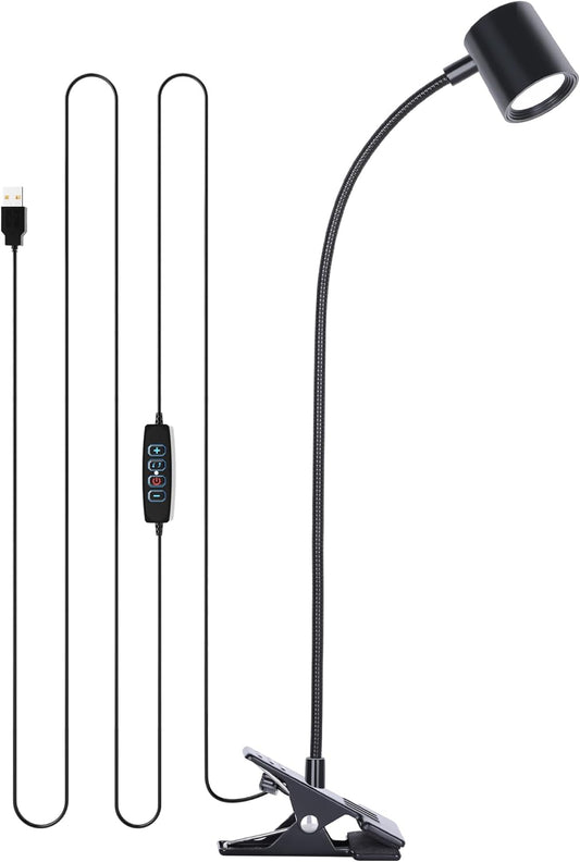 Desk Lamp, USB Clip On Light