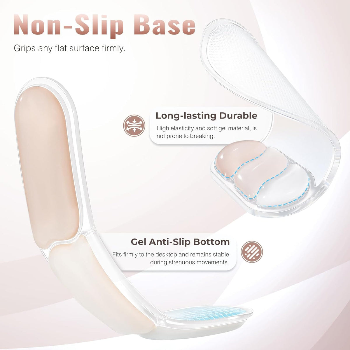 Mouse Pad with Wrist Rest Set Gel Ergonomic Keyboard Wrist Support