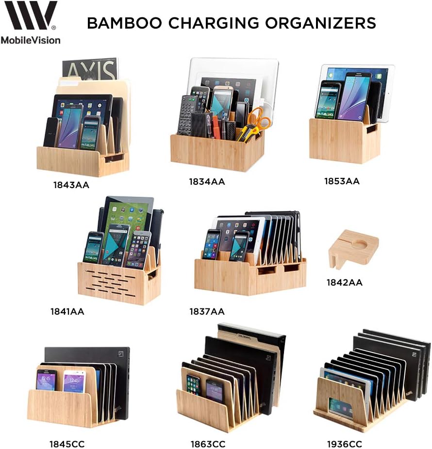Bamboo Multi Device Organizer