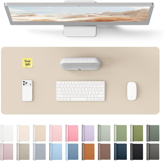 Leather Desk Pad Protector, 23.6 x 13.8