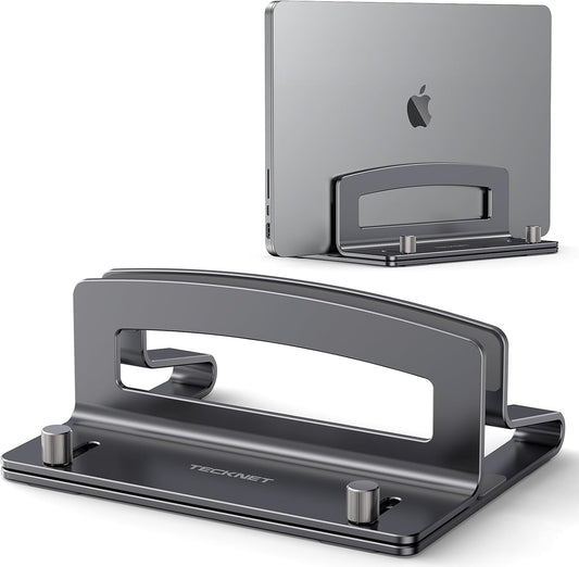Vertical Laptop Stand, Adjustable Aluminum Laptop Stand