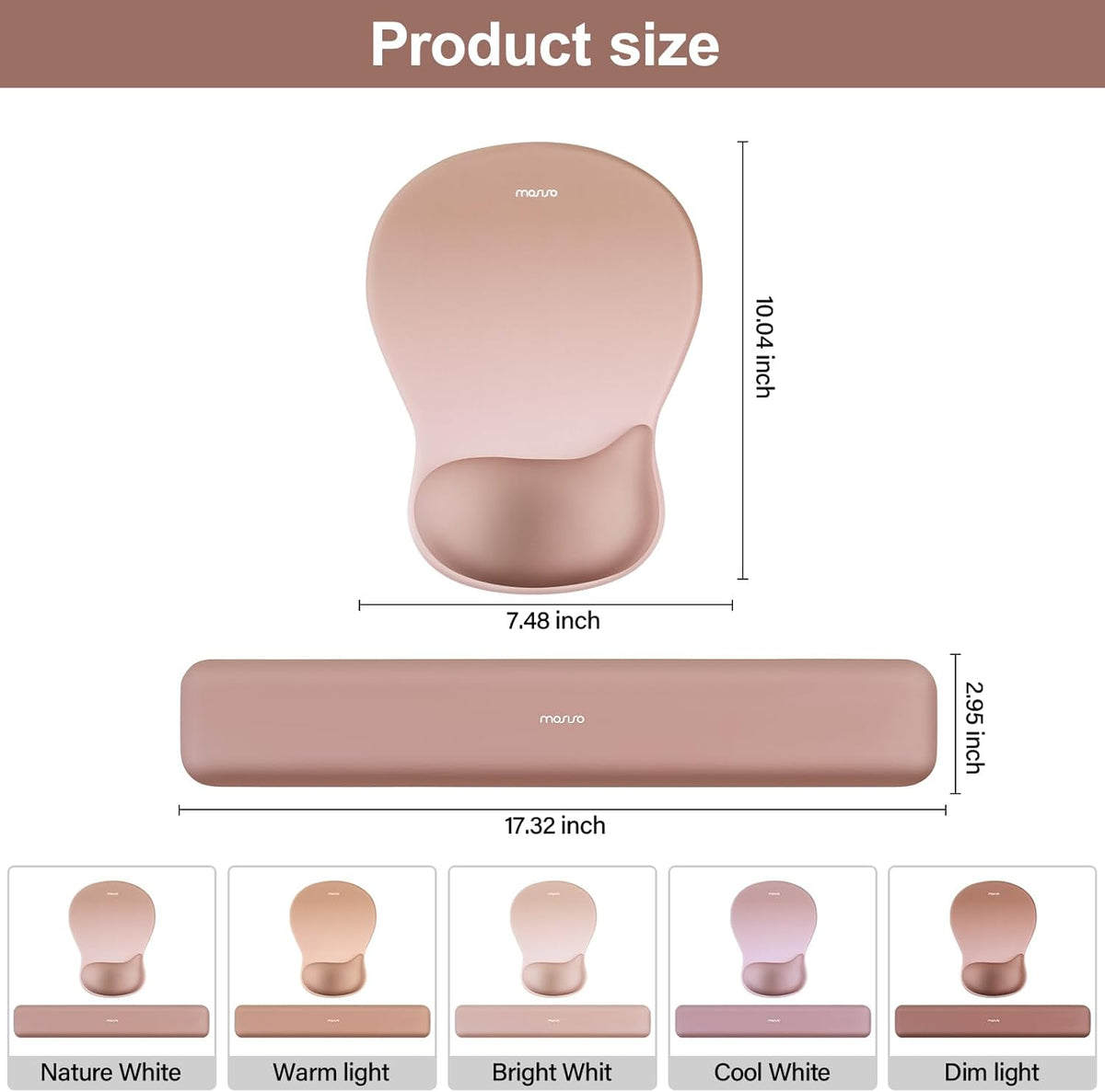 Wrist Rest Support, Brown