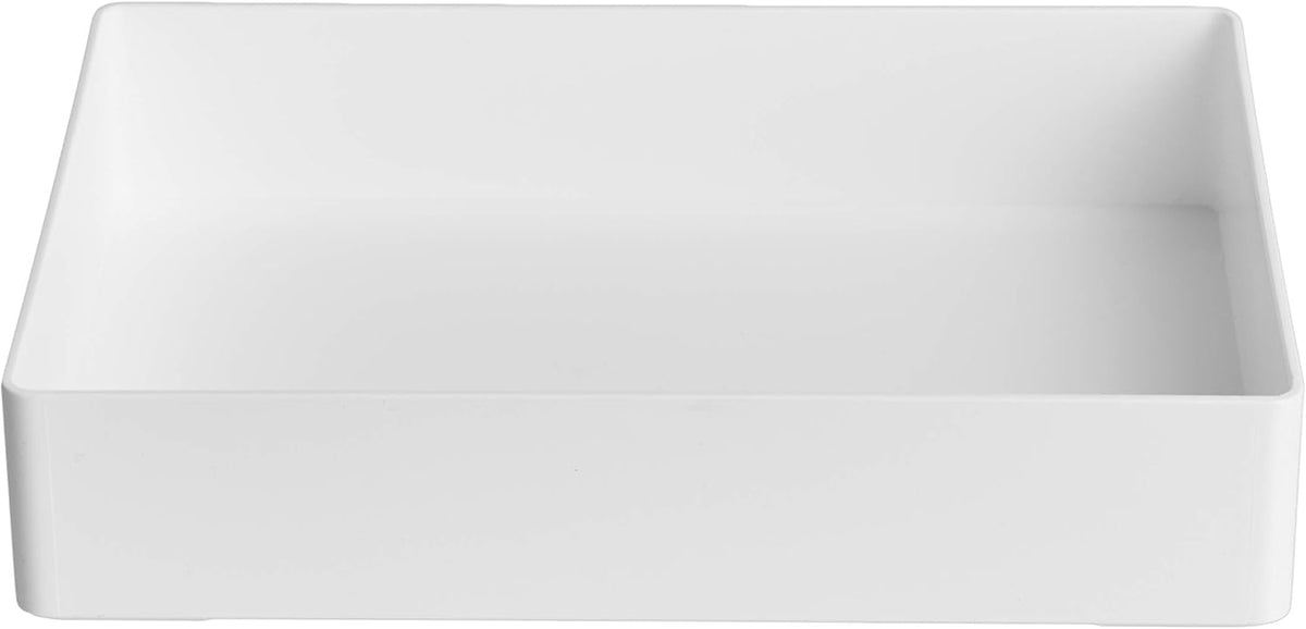 Rectangular Plastic Desk Organizer with Storage Trays