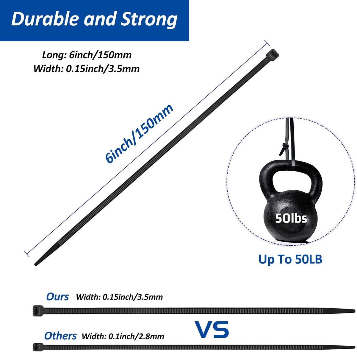 Strong Back-Glue Self Adhesive Cable Zip Tie Mounts Kit