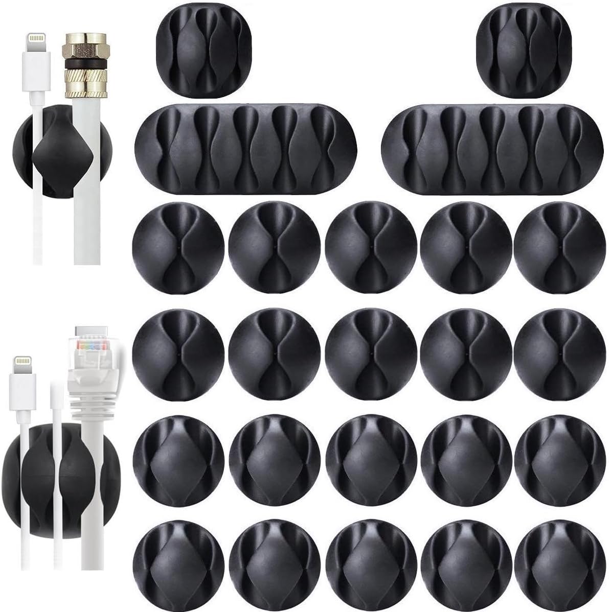 Desk Cable Management Cord Organizer