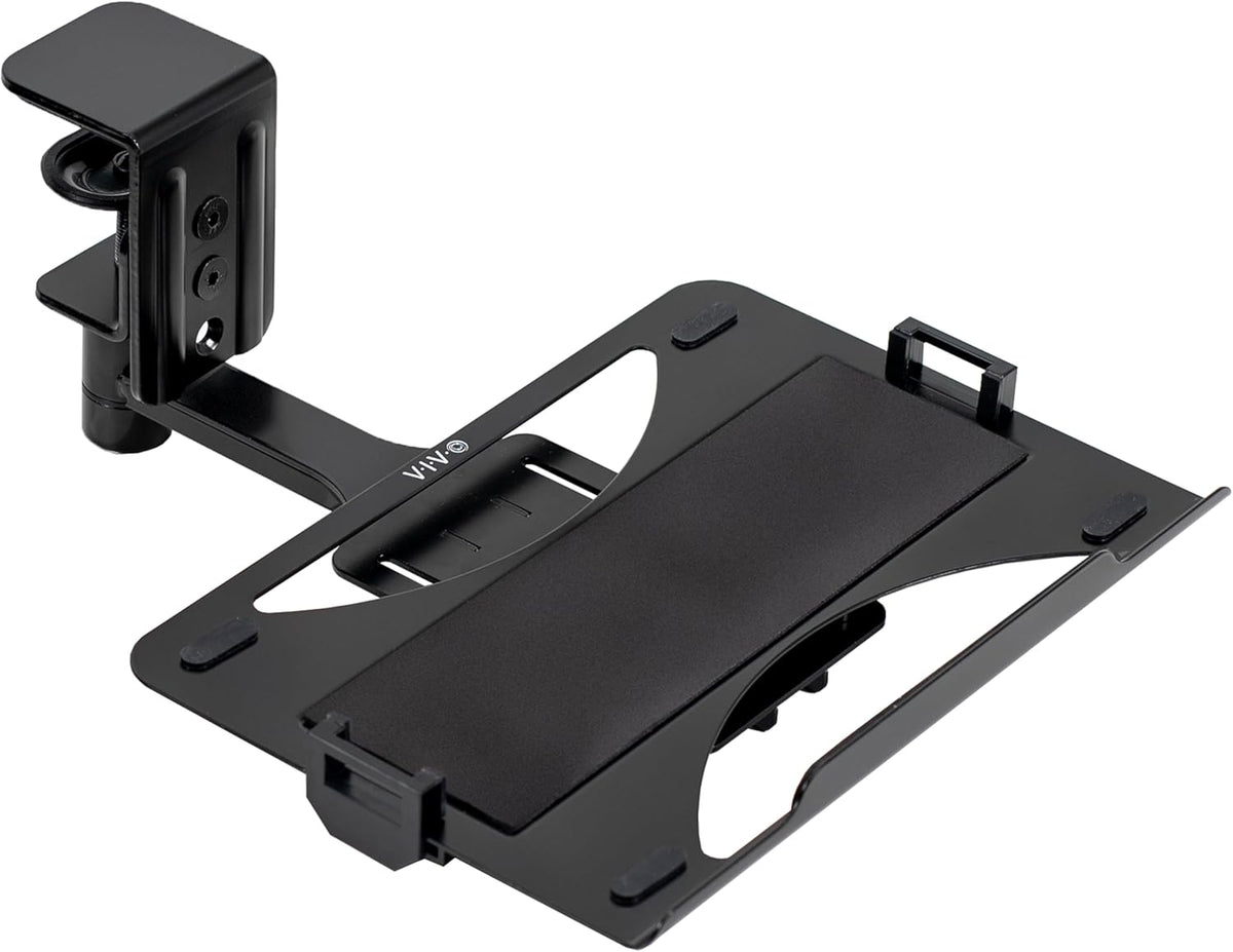 Clamp-on 12 x 9 inch Rotating Laptop Tray