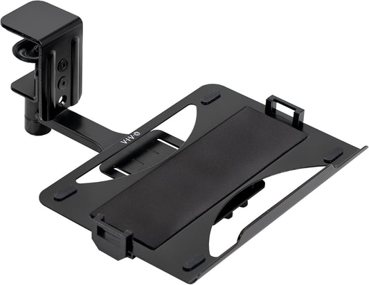Clamp-on 12 x 9 inch Rotating Laptop Tray