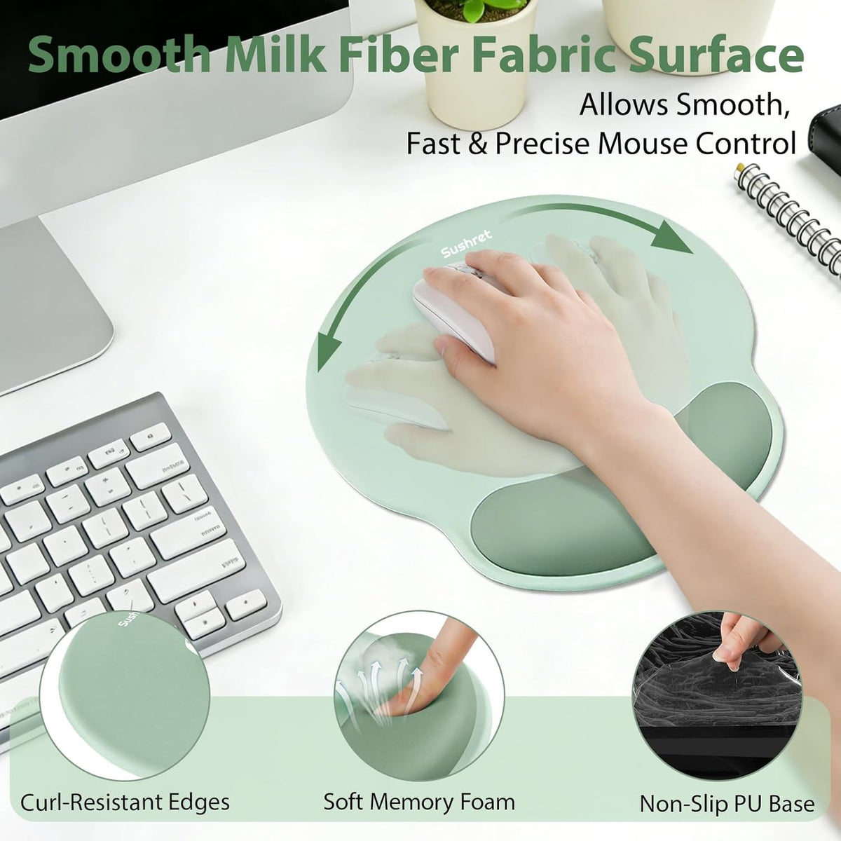 Mouse Pad and Keyboard Wrist Rest
