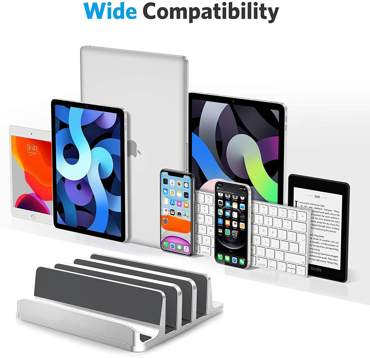 3-Slot Vertical Laptop Stand [Updated Version]