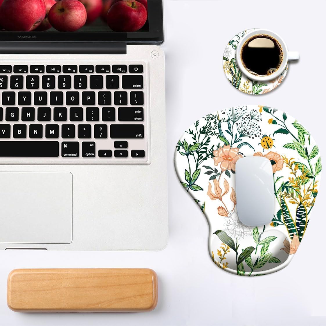 Ergonomic Mouse Pad with Wrist Support, PU
