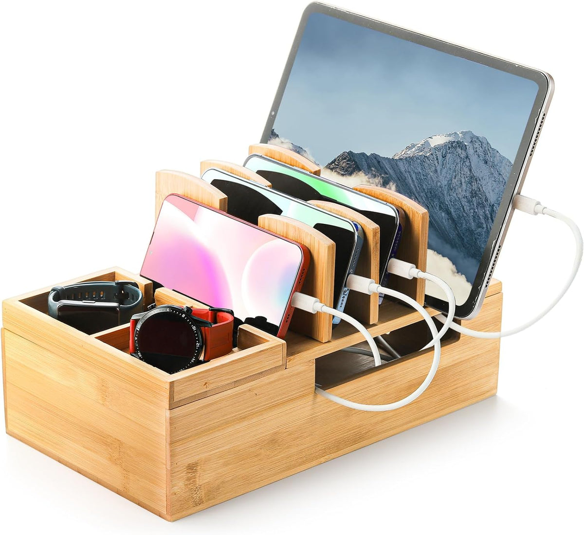 Bamboo Charging Station