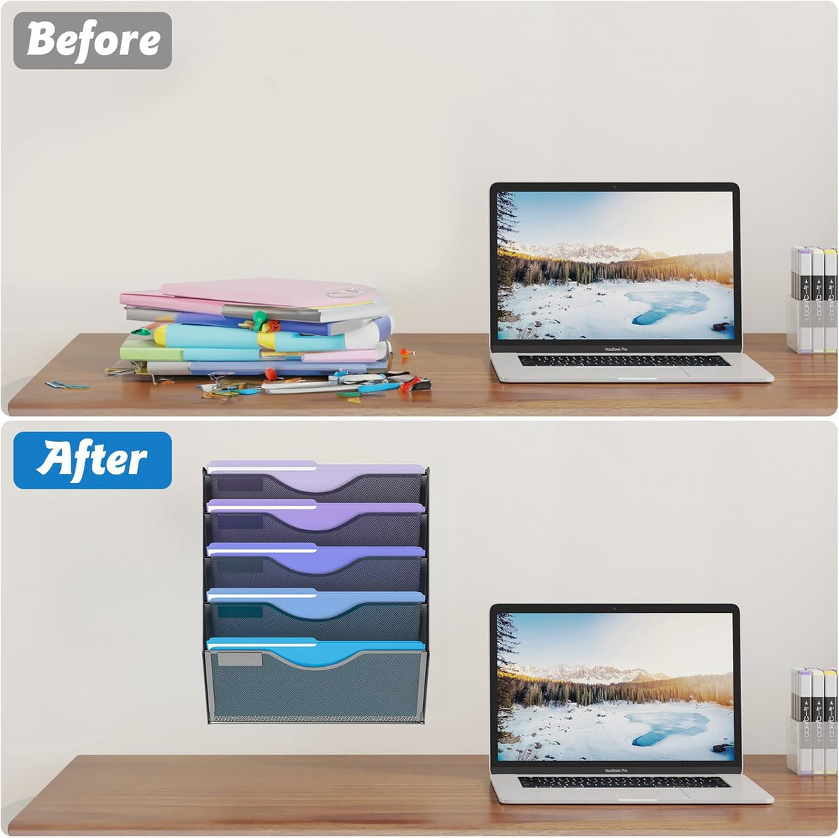 5 Tier Hanging Wall File Organizer