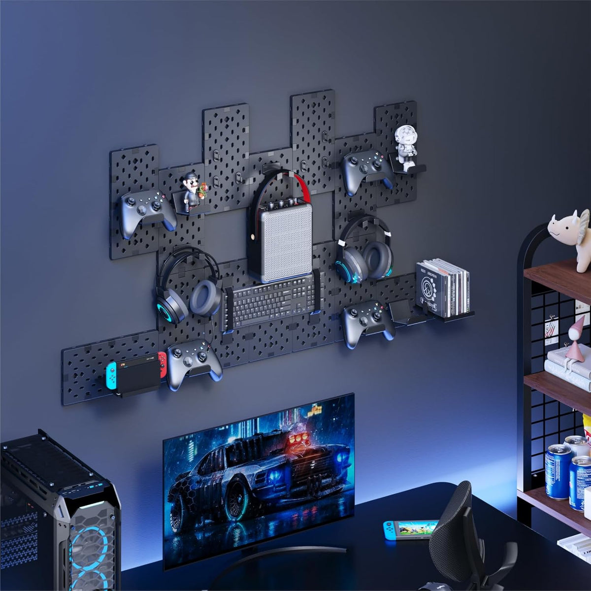 Controller and Headphone Holder Wall Mount