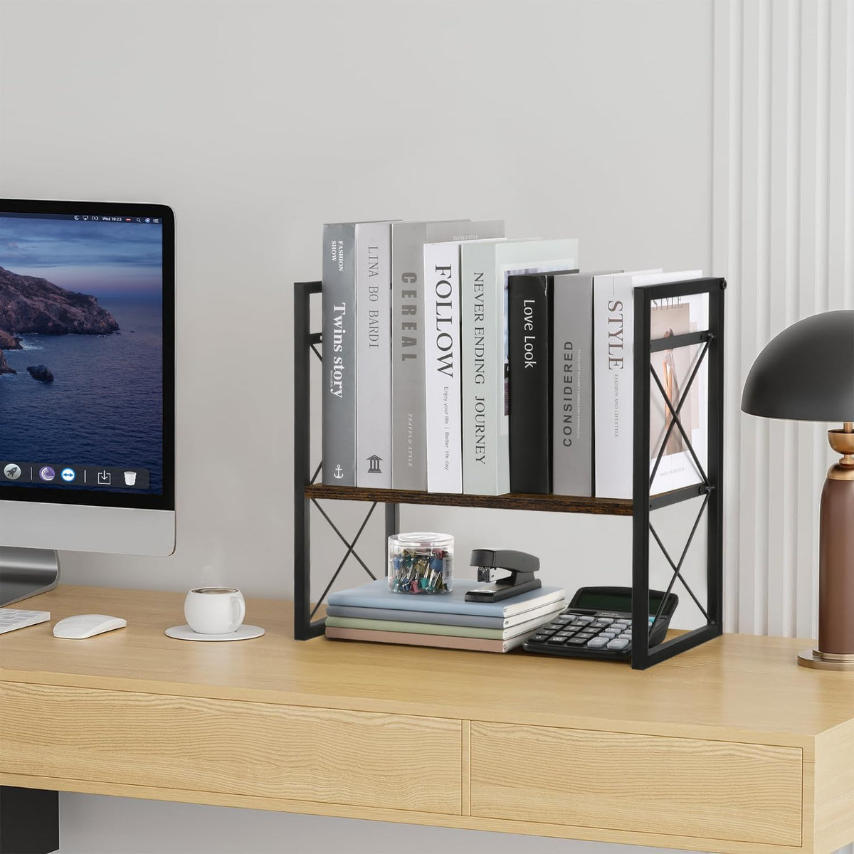 Desktop Shelf Organizer, 2 Tier