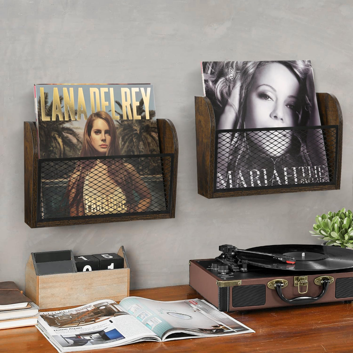 2 Packs Wall File Organizer-Holder
