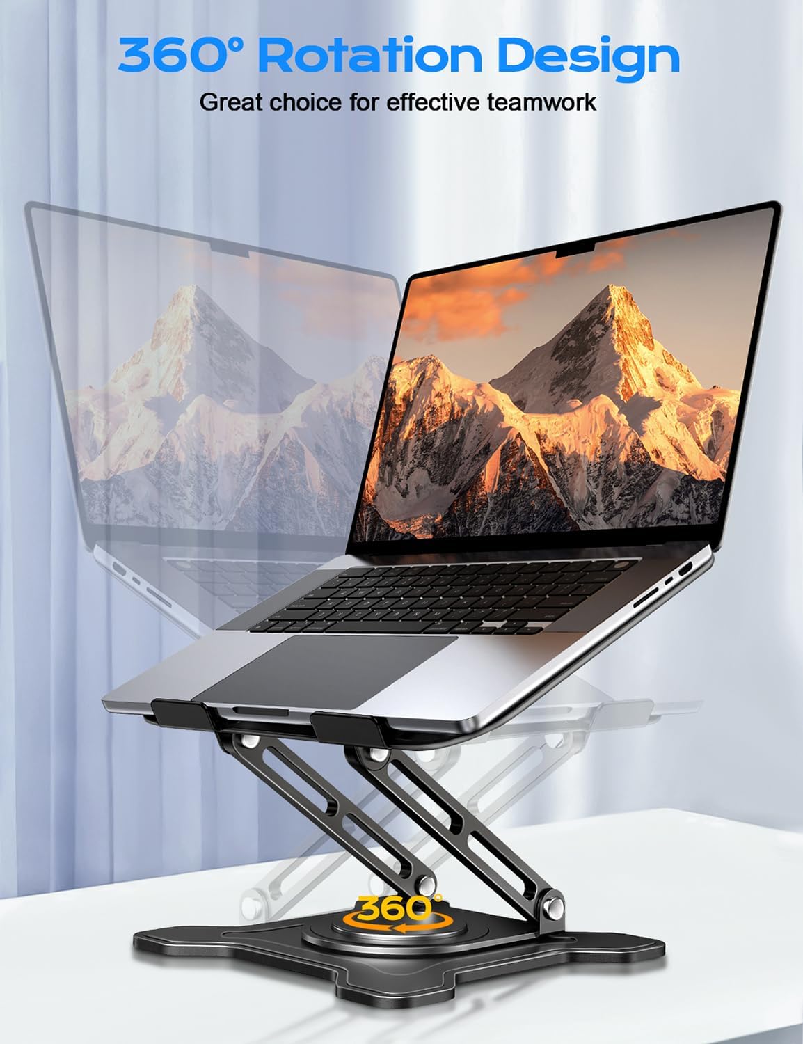 Adjustable Laptop Stand, Black