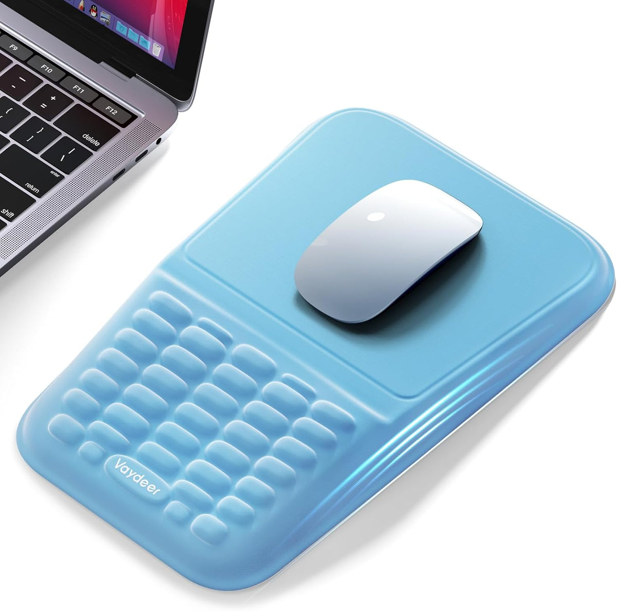 Ergonomic Mouse Pad with Wrist Rest, Blue