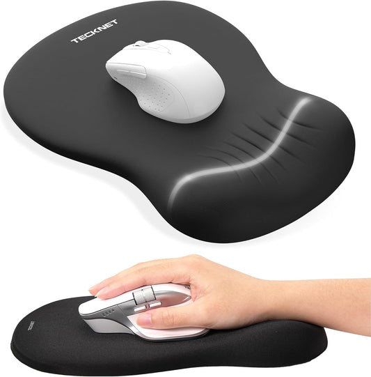 Ergonomic Mouse Pad with Wrist Rest, Black