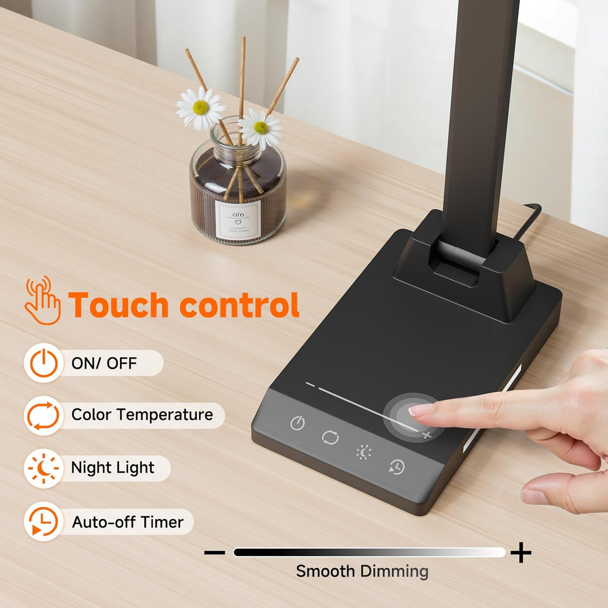LED Desk Lamp with USB-C Charging Port