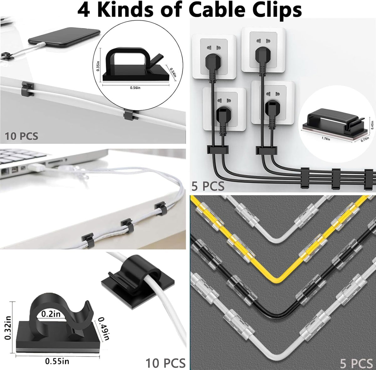 Cable Management Kit 4 Cable Sleeve