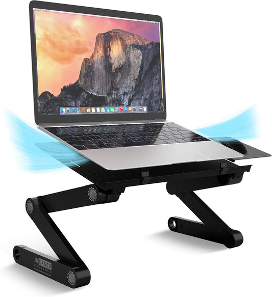 WorkEZ Adjustable Laptop Stand, Black