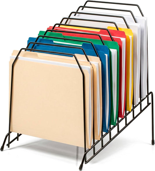 Large Incline 8 Compartment Wire Caddy