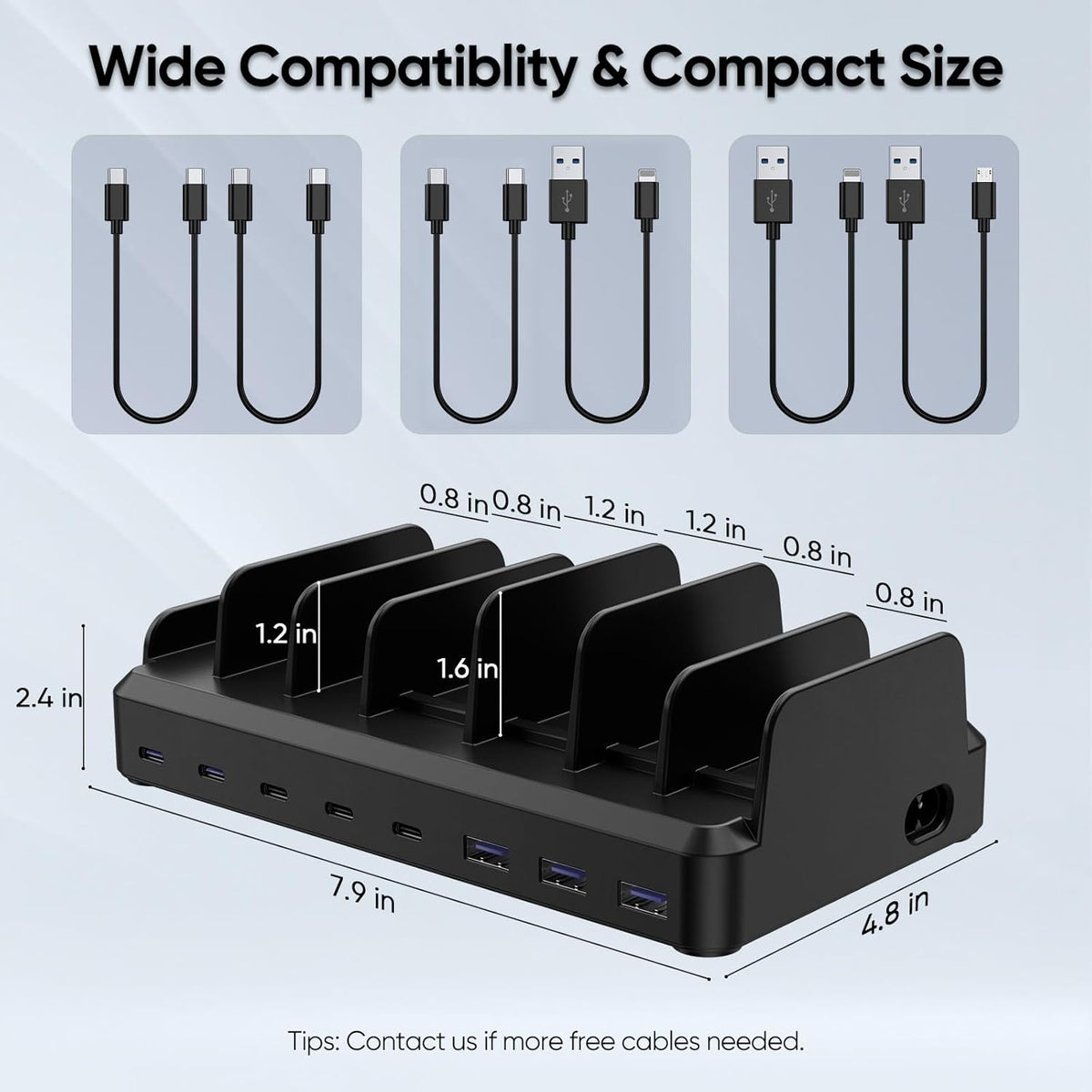 300W Charging Station, Black
