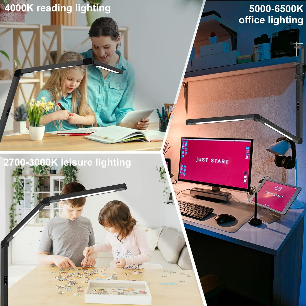 LED Desk Lamp with Clamp