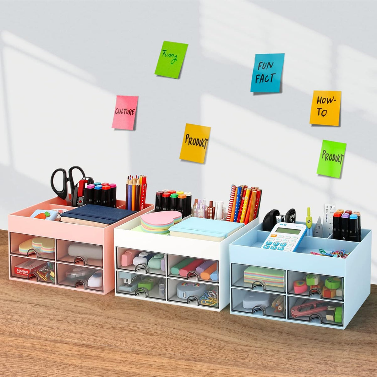 Desktop Organizer with Drawer