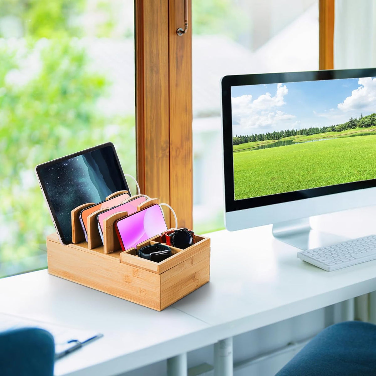 Bamboo Charging Station