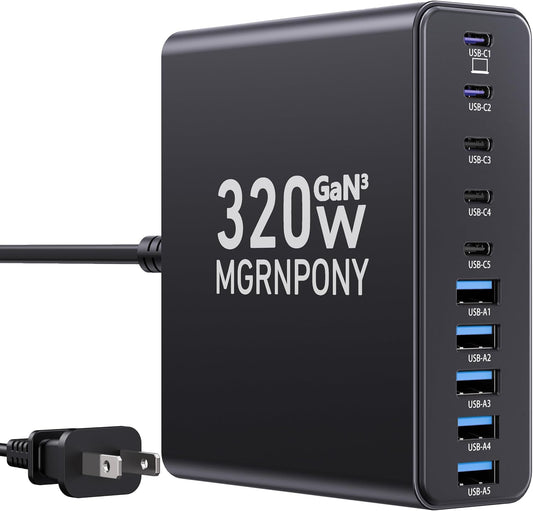 320W USB C Charger Block