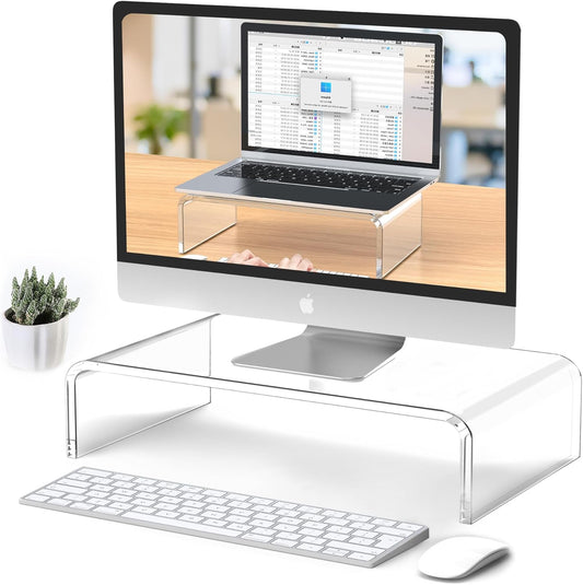 Acrylic Monitor & Laptop Stand Riser