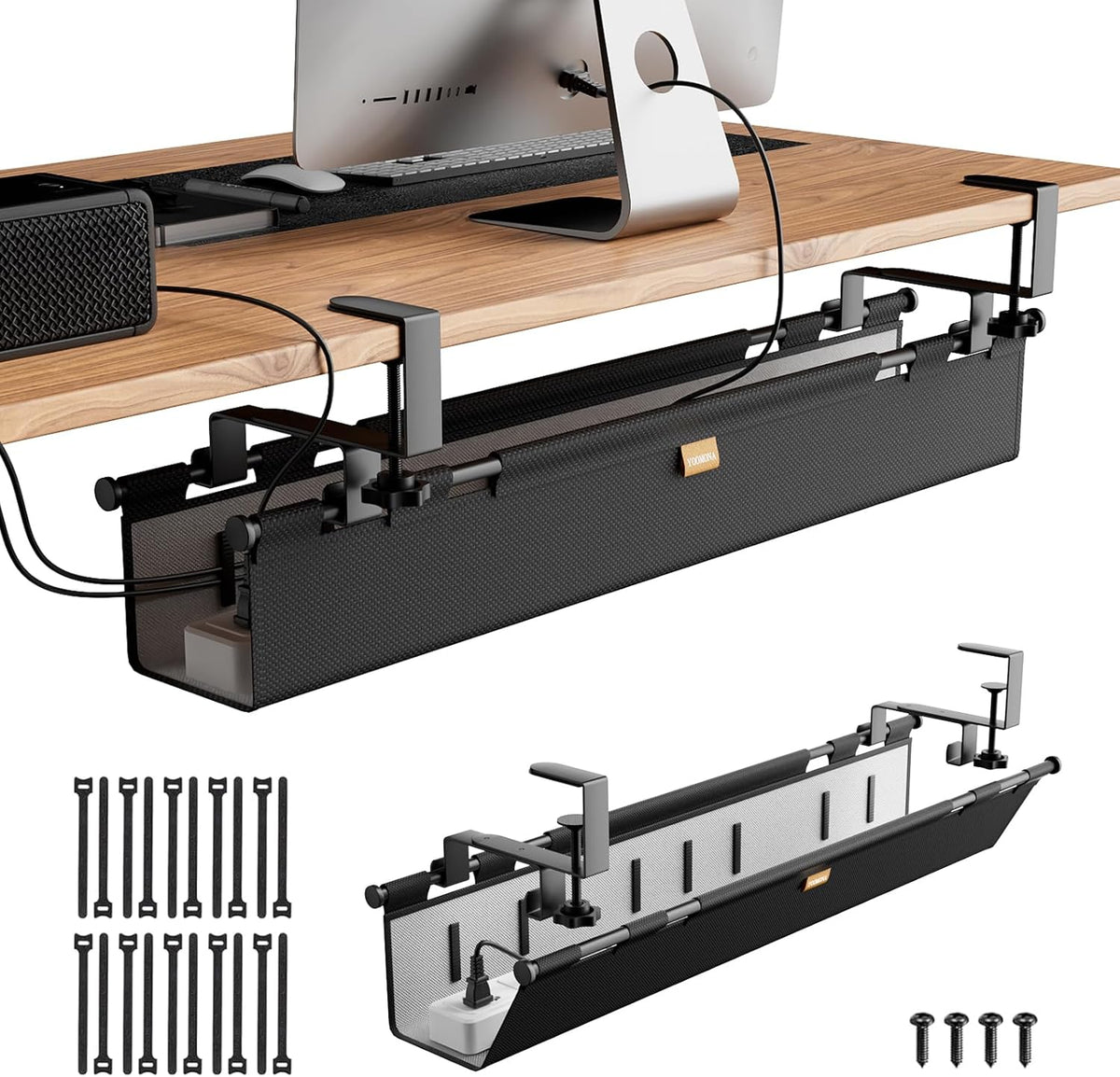 Cable Management Tray Under Desk
