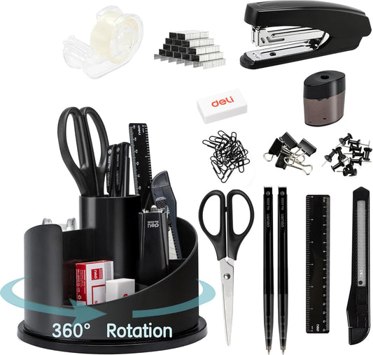 Office Supplies Set, -Desk Accessory Organizer Kit