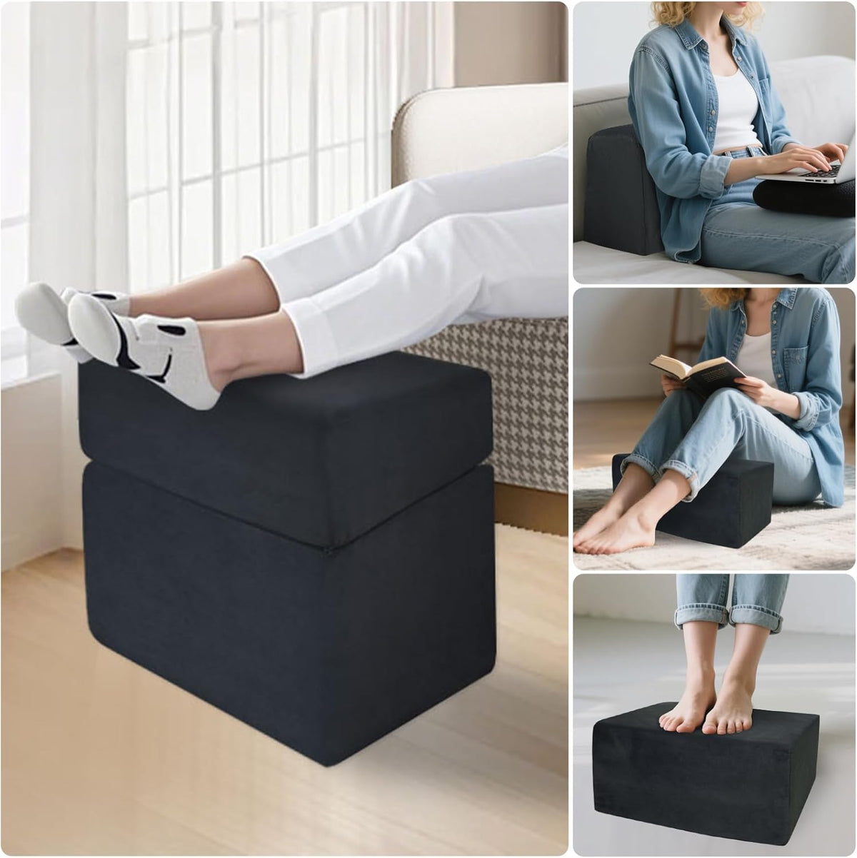 Adjustable Foot Rest, Black