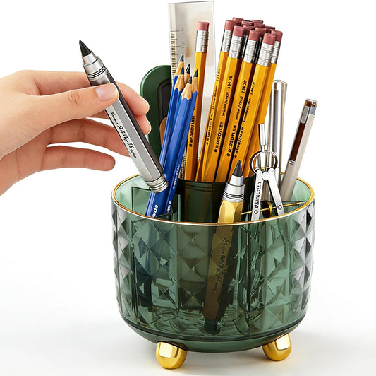 Dark Green Pen Pencil Holder