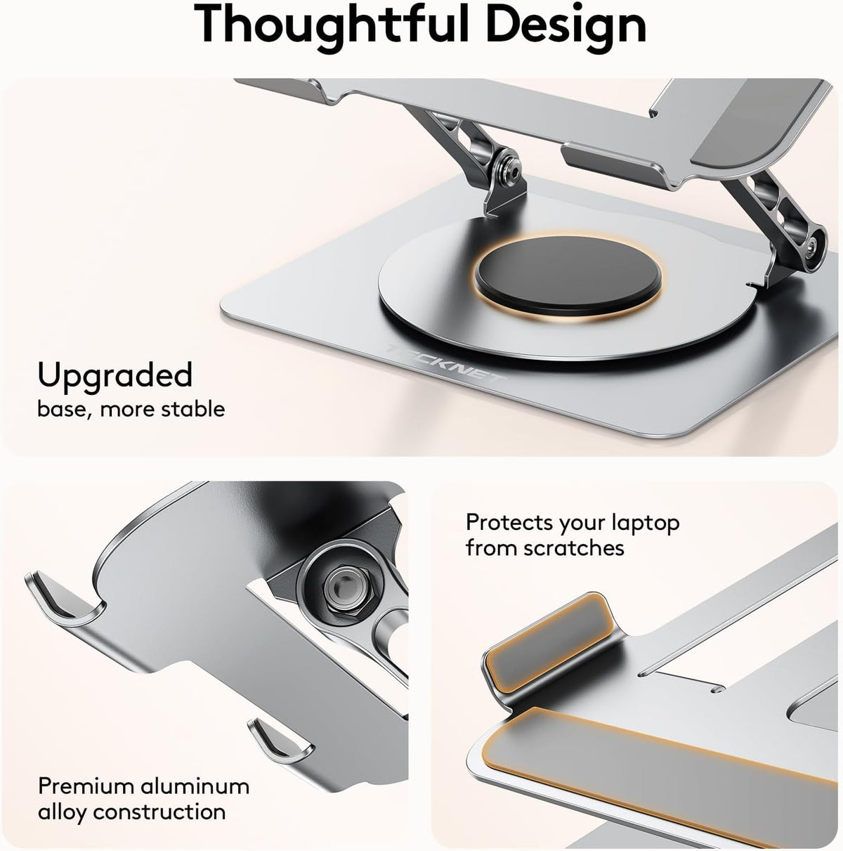 Laptop Stand , 360 Rotating Base