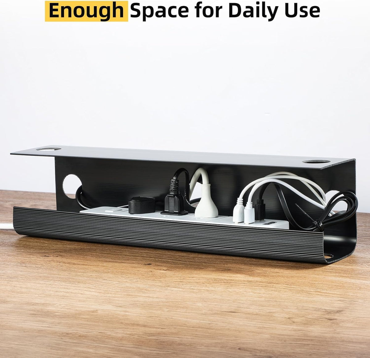 Cable Management Under Desk, 2 Pack