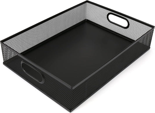 Desk Drawer Organizer, A4 Large Metal Mesh Desk Rrganizer Tray