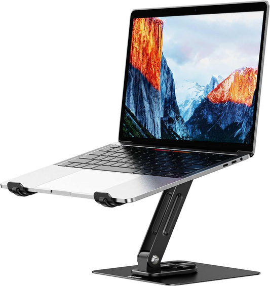 LS12 Laptop Stand with 360° Rotating Base