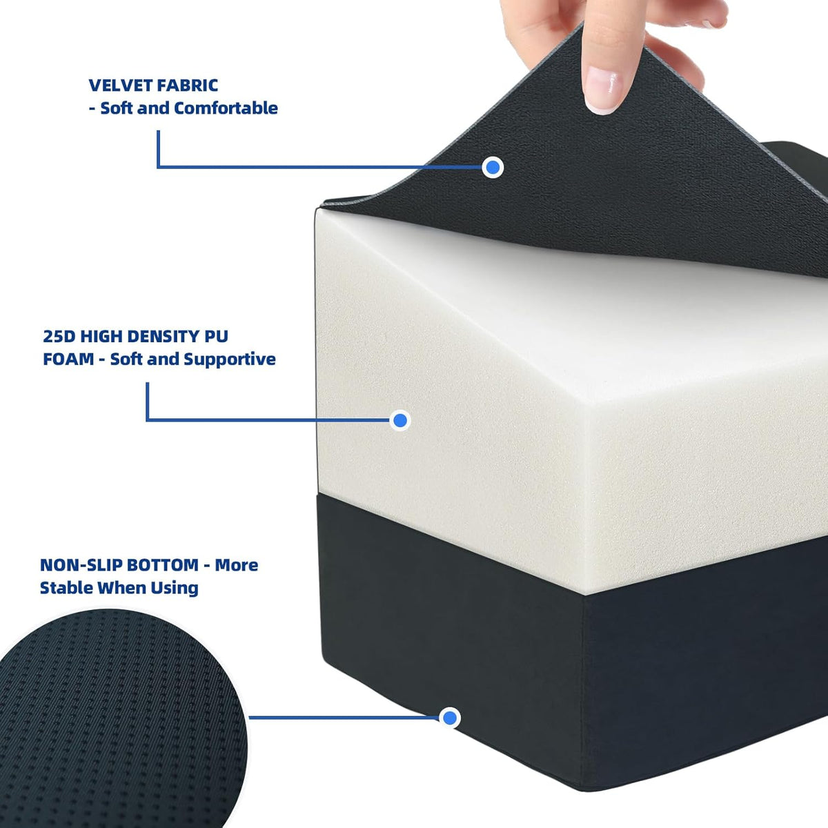 Adjustable Foot Rest, Black